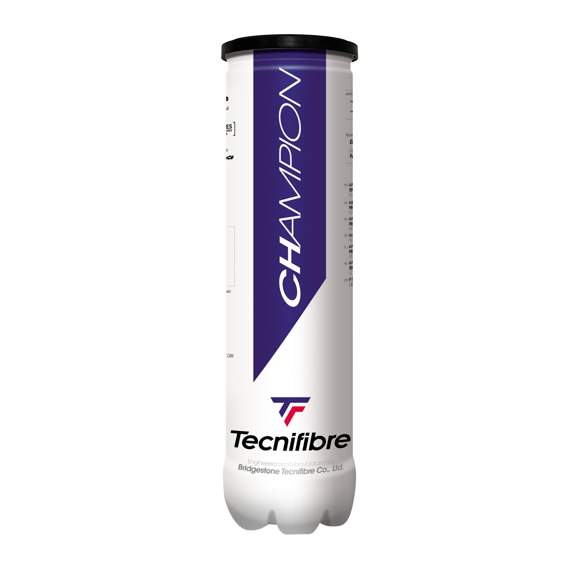 Теннисные мячи Tecnifibre CHAMPION (4 мяча в банке)
