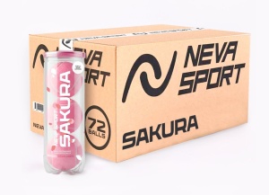 Короб мячей для падела NS Sakura (24 банки по 3 мяча)