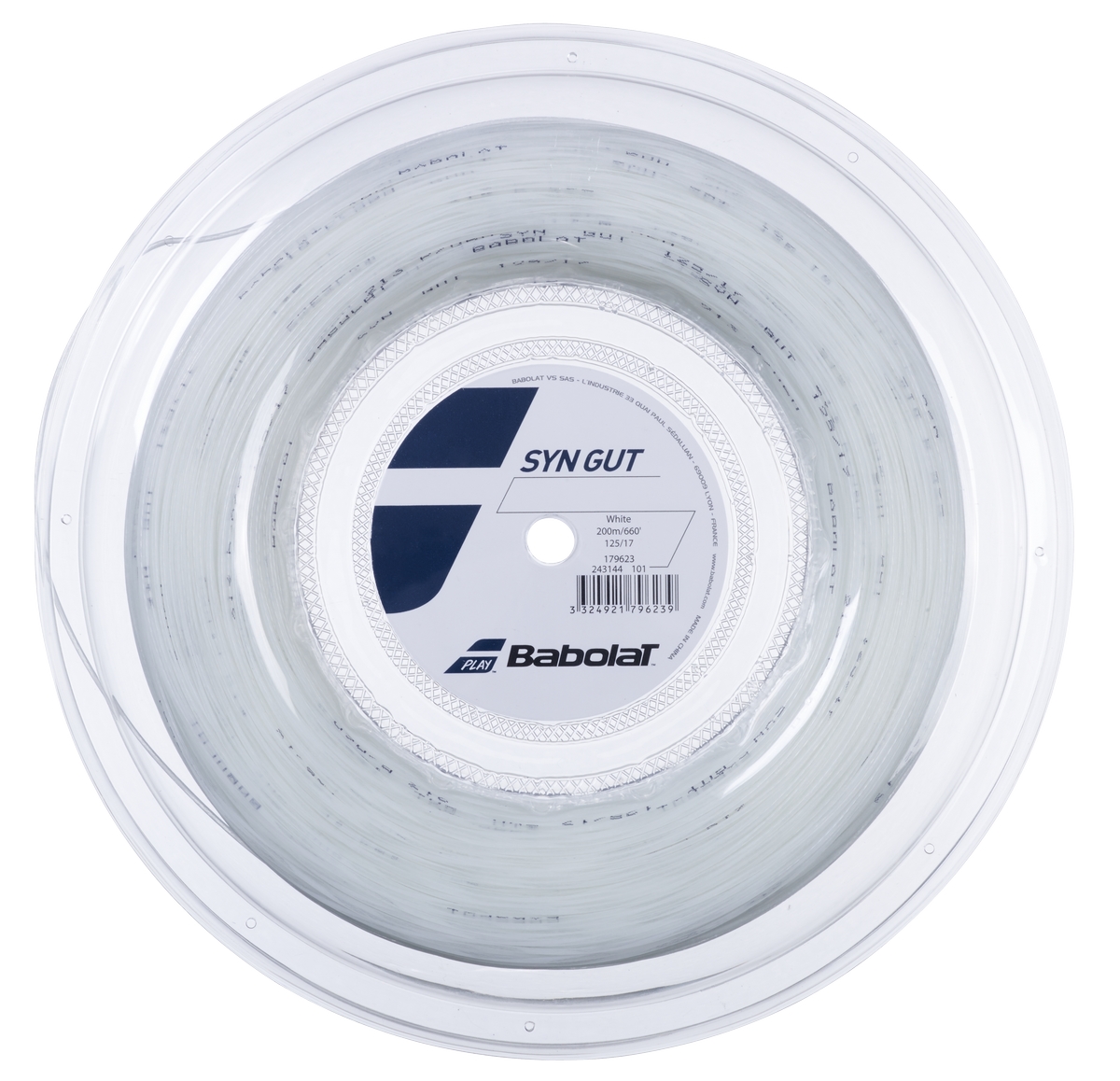 Теннисные струны Babolat Syn Gut (200 метров) белый