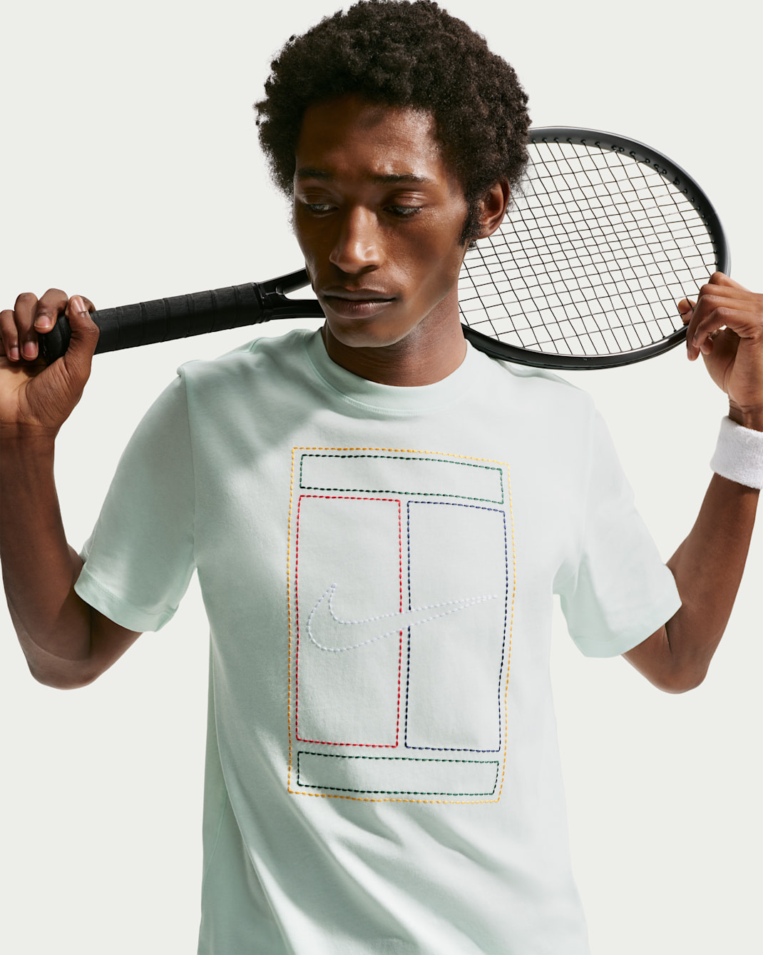 Футболка мужская NIKE COURT HERITAGE — фото 4
