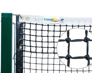 Теннисная сетка Court Royal TN 90 - толщина нити 3,8 мм, черная