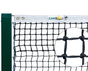Теннисная сетка Court Royal TN20 - толщина нити 3,4 мм, черная