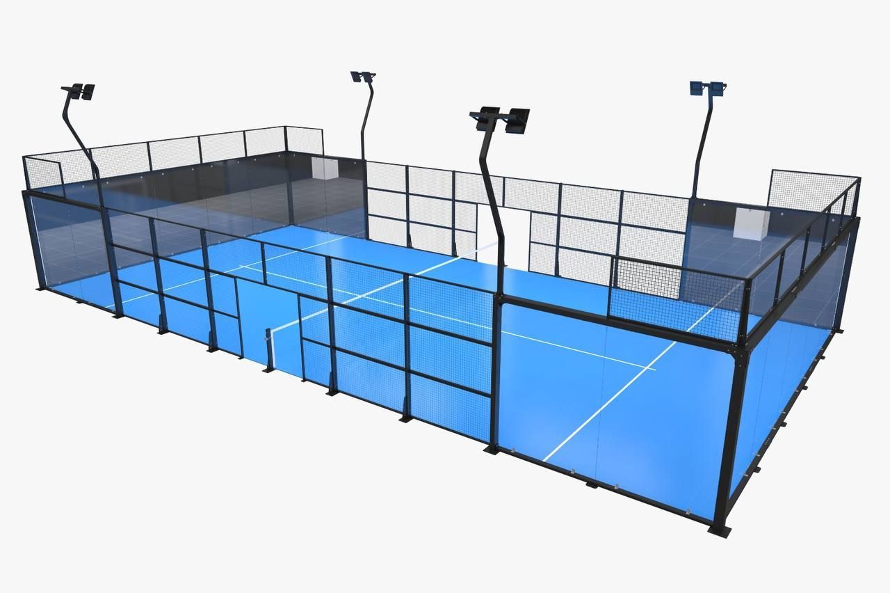 Панорамный корт для игры в падел Neva Sport (Китай)