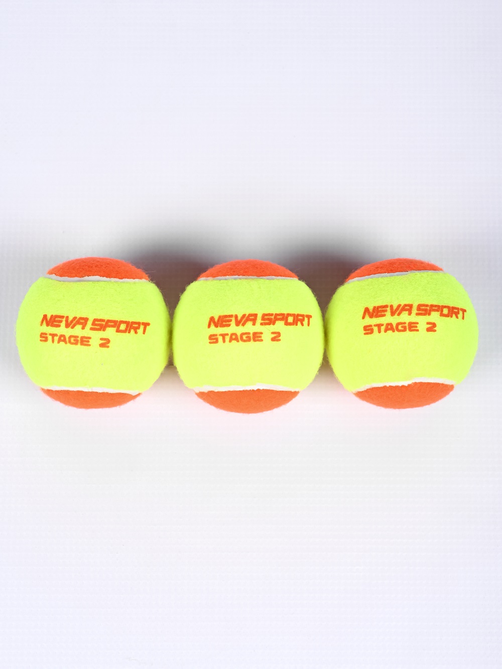 Детские теннисные мячи NEVA SPORT Orange (3 мяча в банке) — фото 3