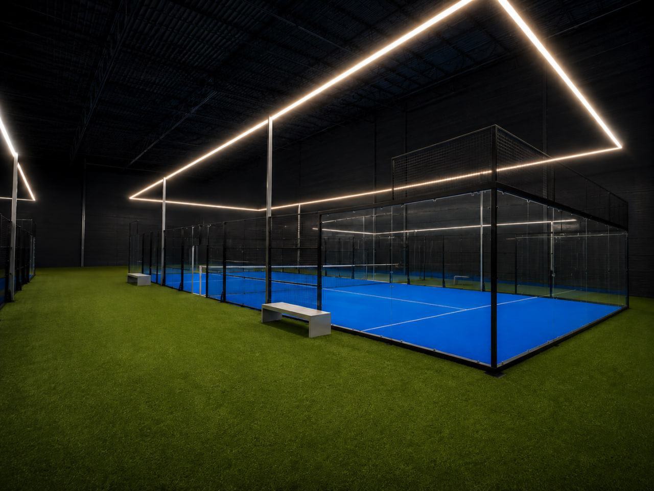 Подвесная контурная система освещения 360°